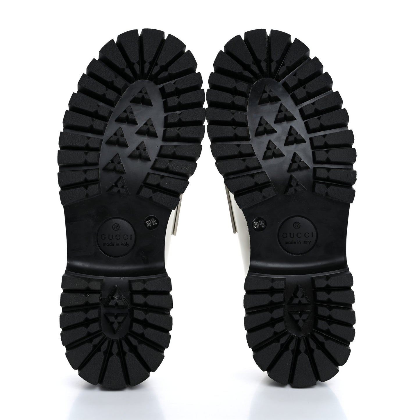 Cordovan Lux Womens Jeanne Platform Lug Sole 30/45mm Loafers 39.5 White