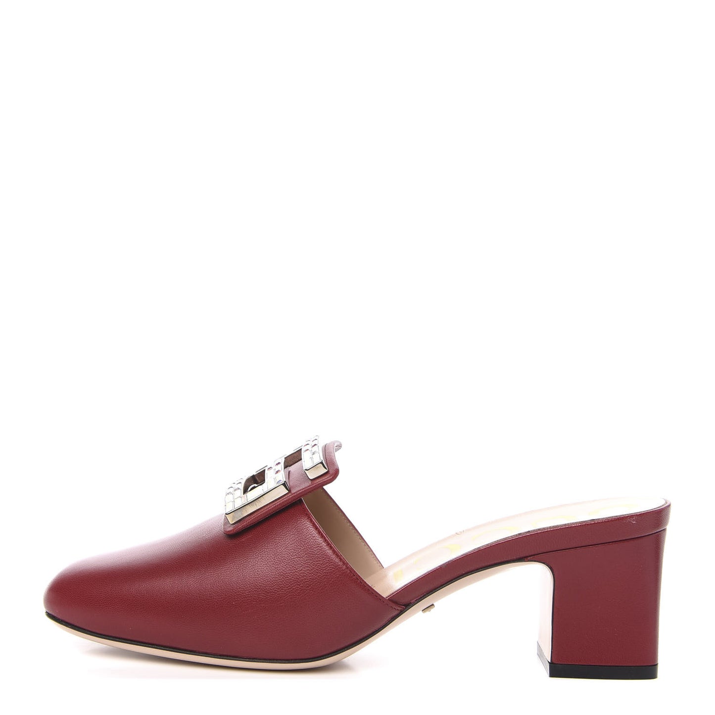 Malaga Kid Crystal Square G Madelyn Mules 38 Romantic Cerise