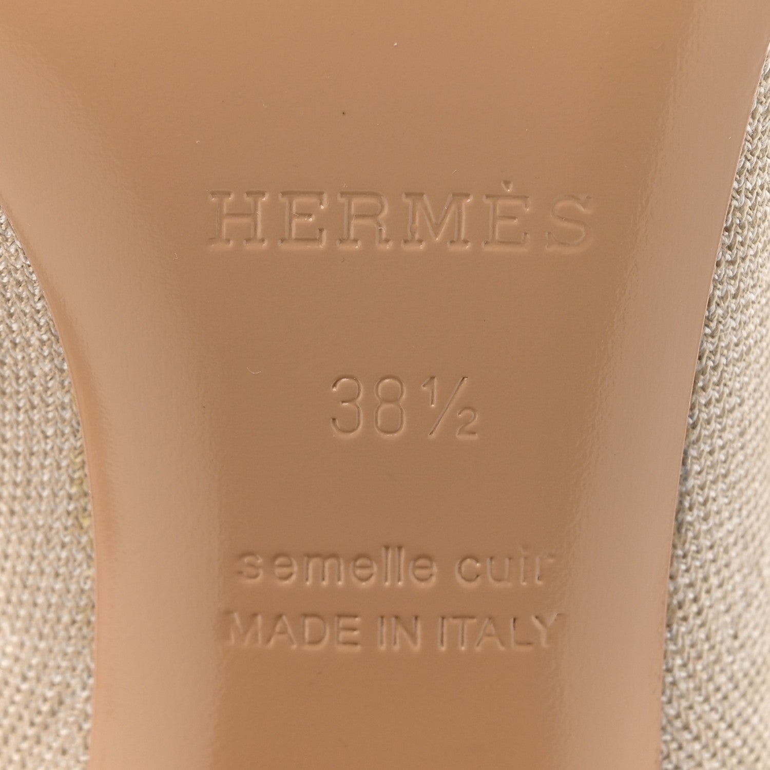 Hermes Knit Calfskin Volver 60 Ankle Boots 38.5 Nocciola 7 of 10