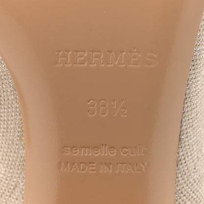 Hermes Knit Calfskin Volver 60 Ankle Boots 38.5 Nocciola 7 of 10
