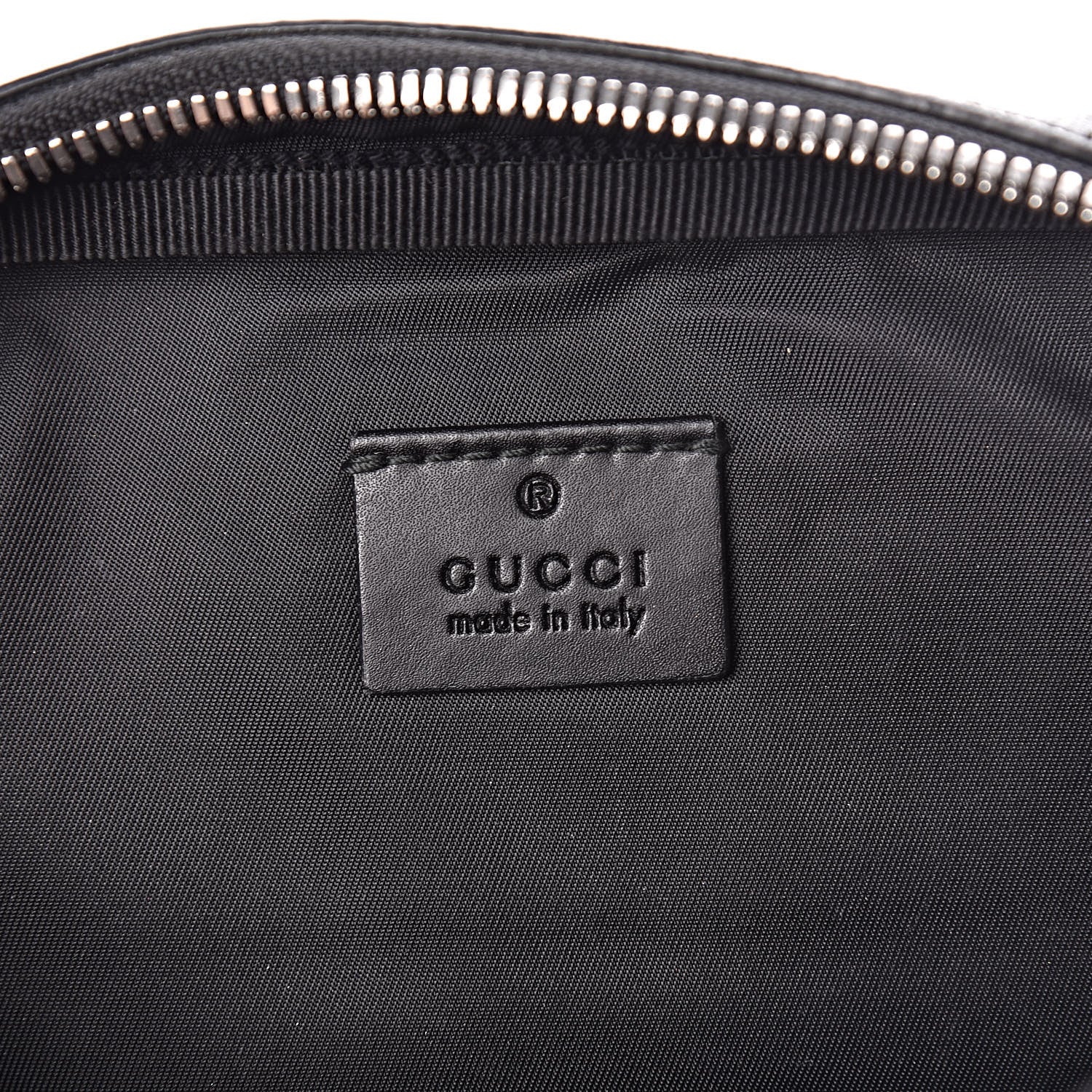 Gucci GG Supreme Monogram Web Belt Bag Black 7 of 11