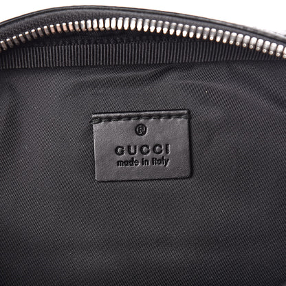Gucci GG Supreme Monogram Web Belt Bag Black 7 of 11