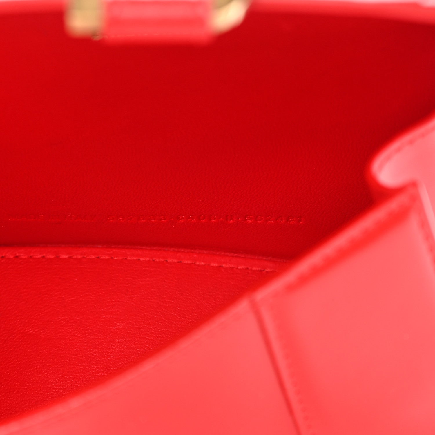 Balenciaga Shiny Box Calfskin Hourglass Top Handle Bag XS Bright Red 7 of 17
