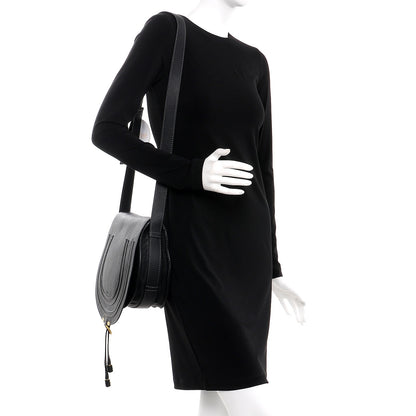 Chloe Calfskin Medium Marcie Round Crossbody Bag Black 2 of 8
