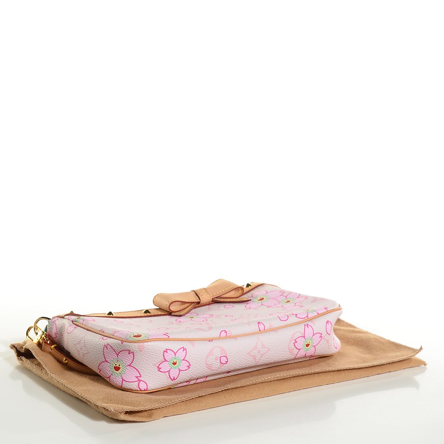 Monogram Cherry Blossom Pochette Accessories Pink