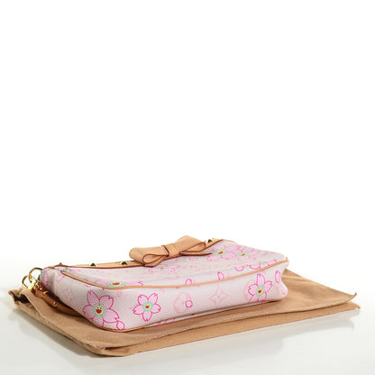 Louis Vuitton Monogram Cherry Blossom Pochette Accessories Pink 4 of 7