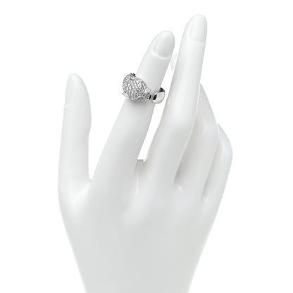 Cartier 18K White Gold Diamond Black Onyx Emerald Panthere De Cartier Ring 46 3.75 2 of 4