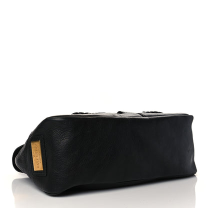 Valentino Garavani Calfskin Large Histoire Black 3 of 8