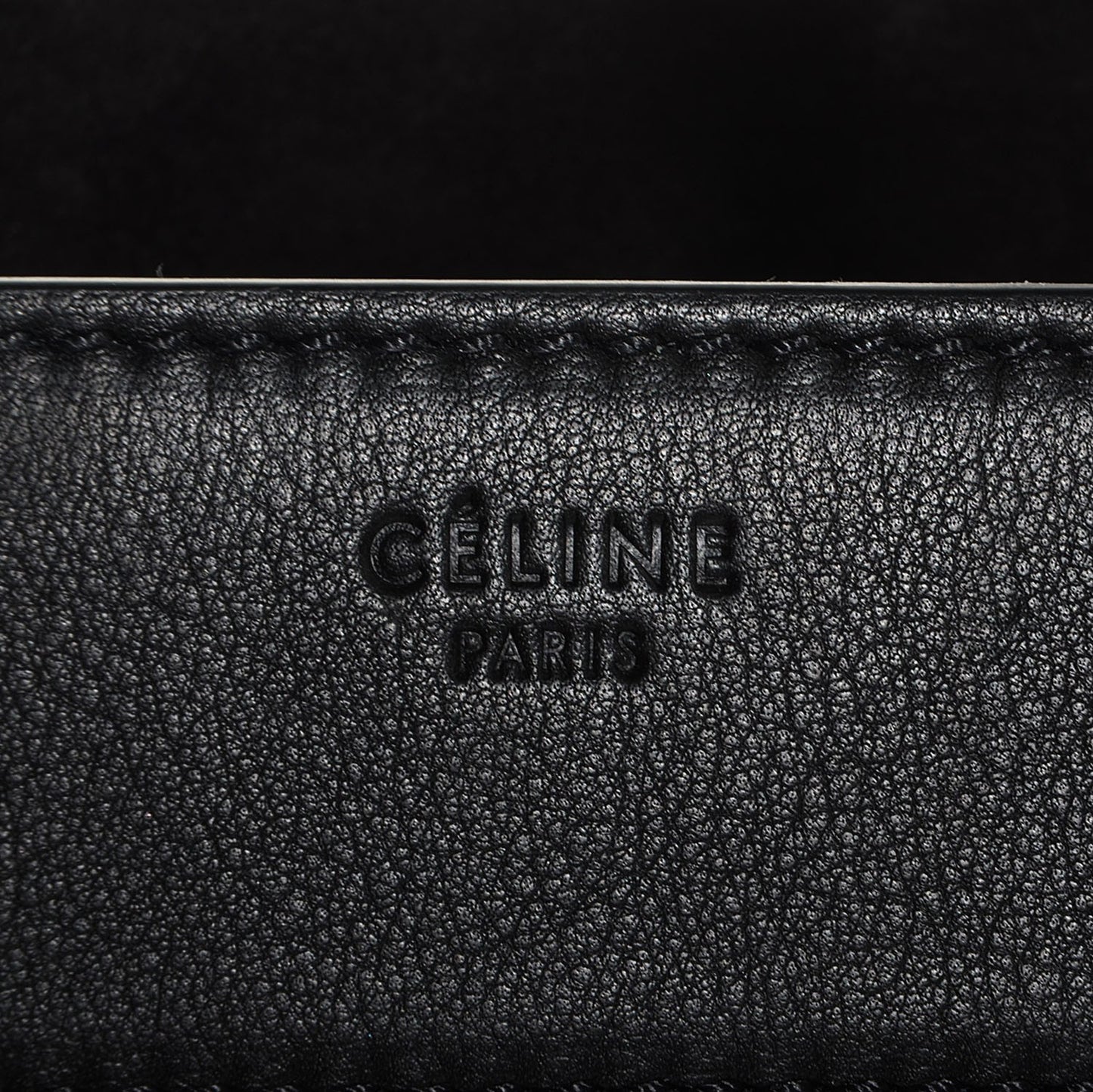 Supple Calfskin Medium Phantom Luggage Black