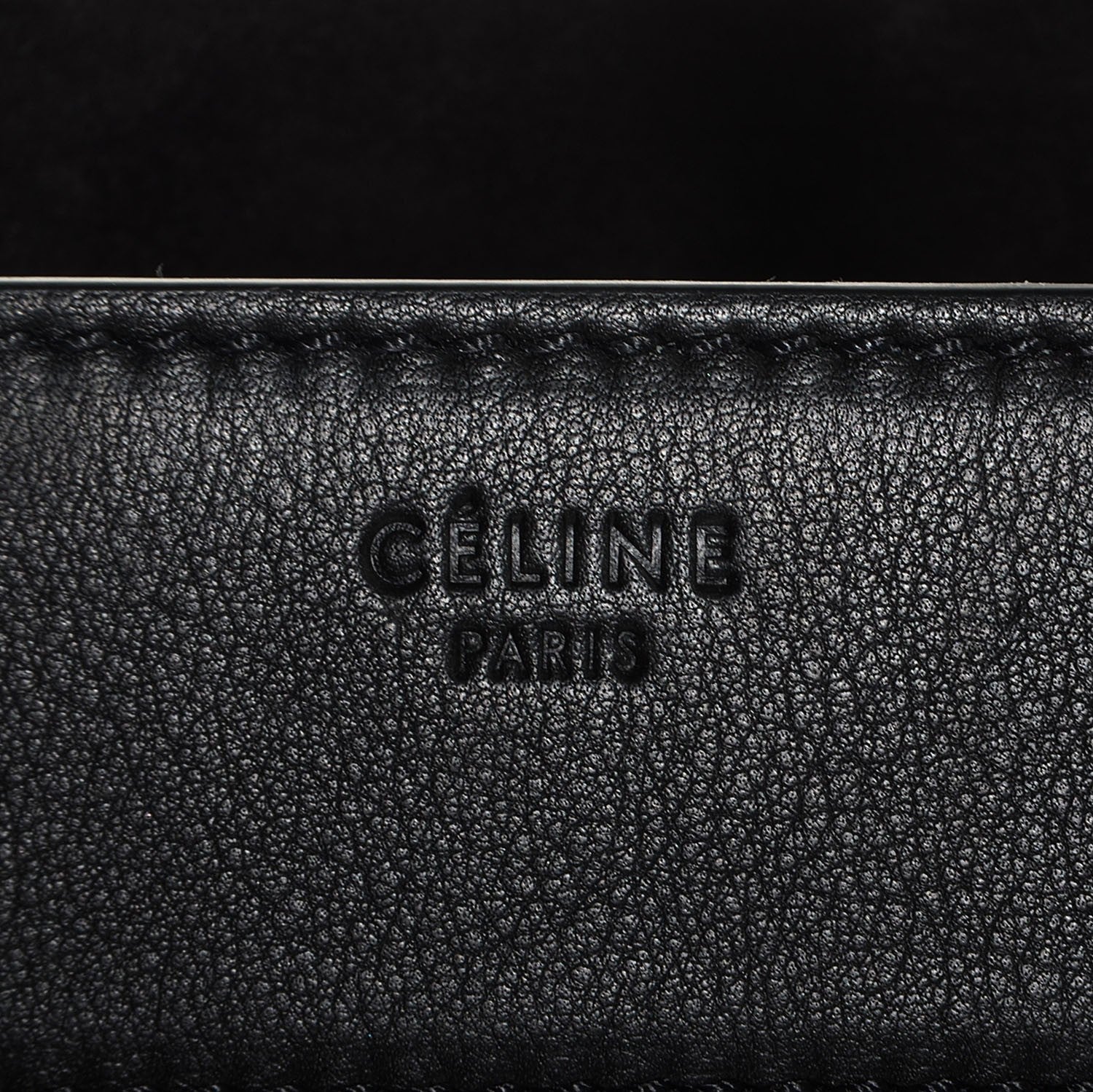 Celine Supple Calfskin Medium Phantom Luggage Black 8 of 8