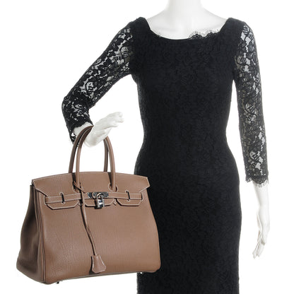 Hermes Togo Birkin 35 Etoupe 2 of 27