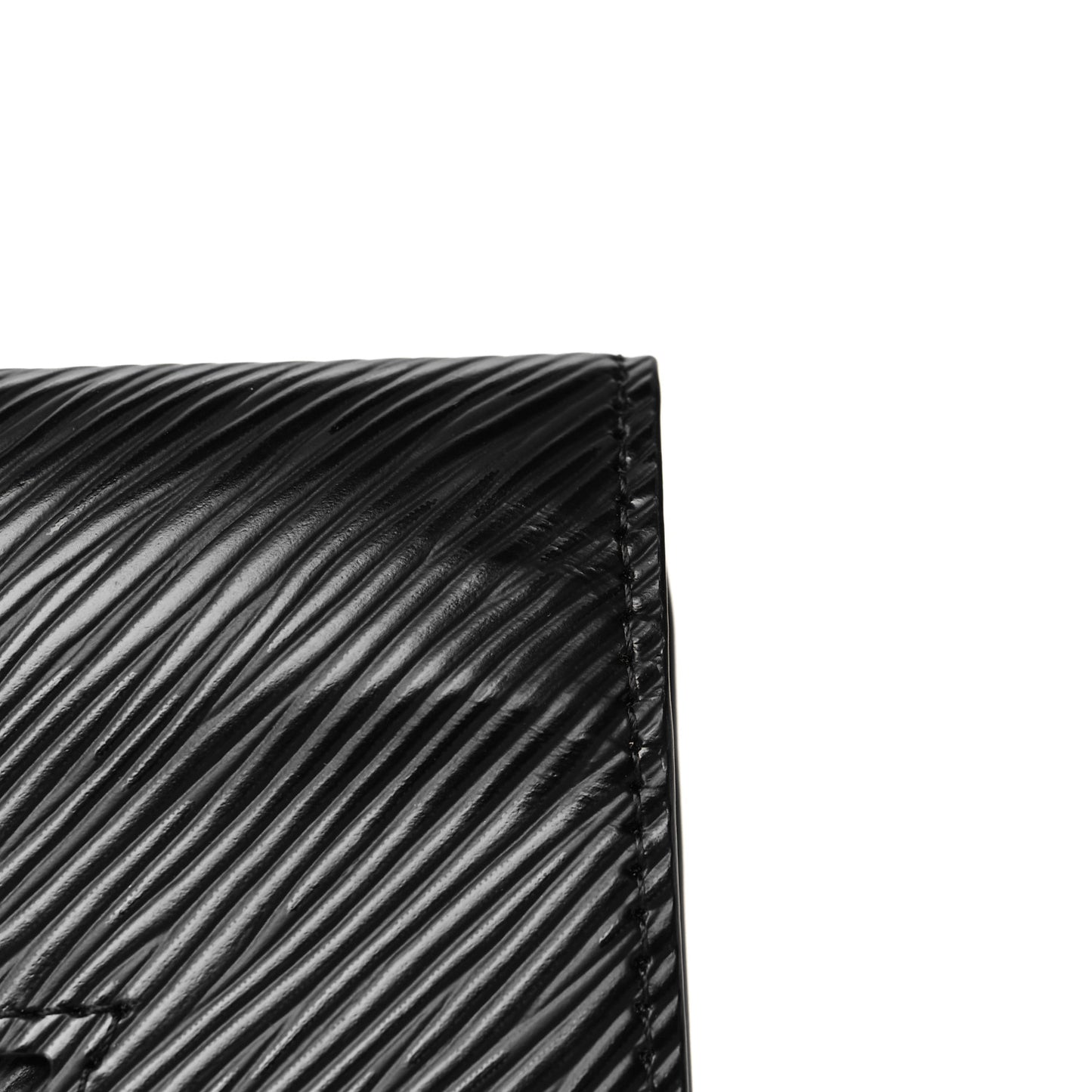 Epi Twist Compact Wallet Black