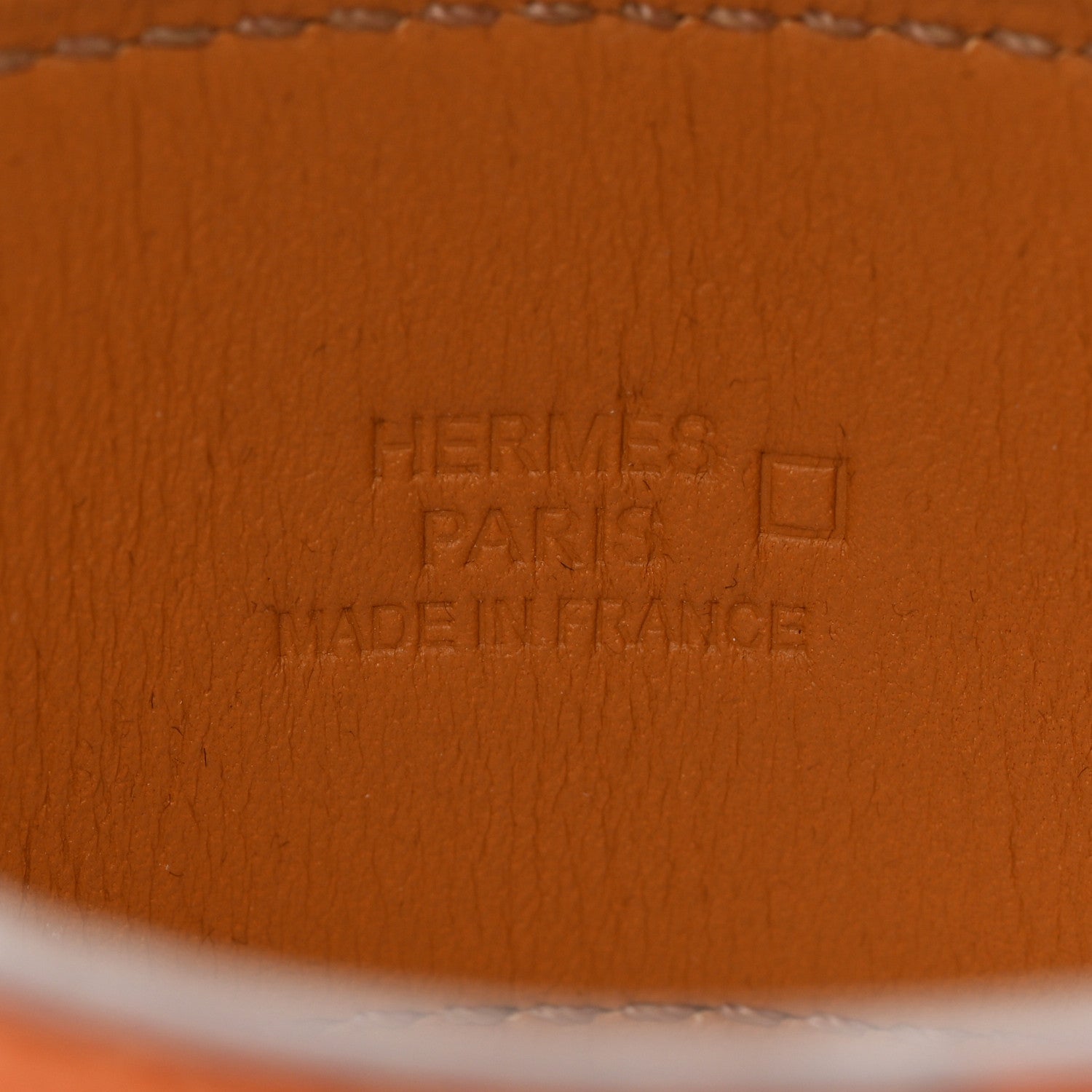 Hermes Alligator Wide Jack Bracelet M Orange 4 of 6