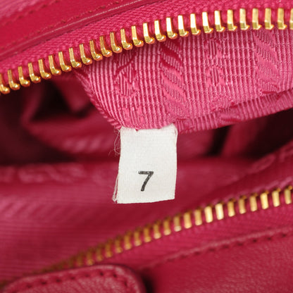 Prada Vernice Gaufre Tote Fuxia 7 of 7