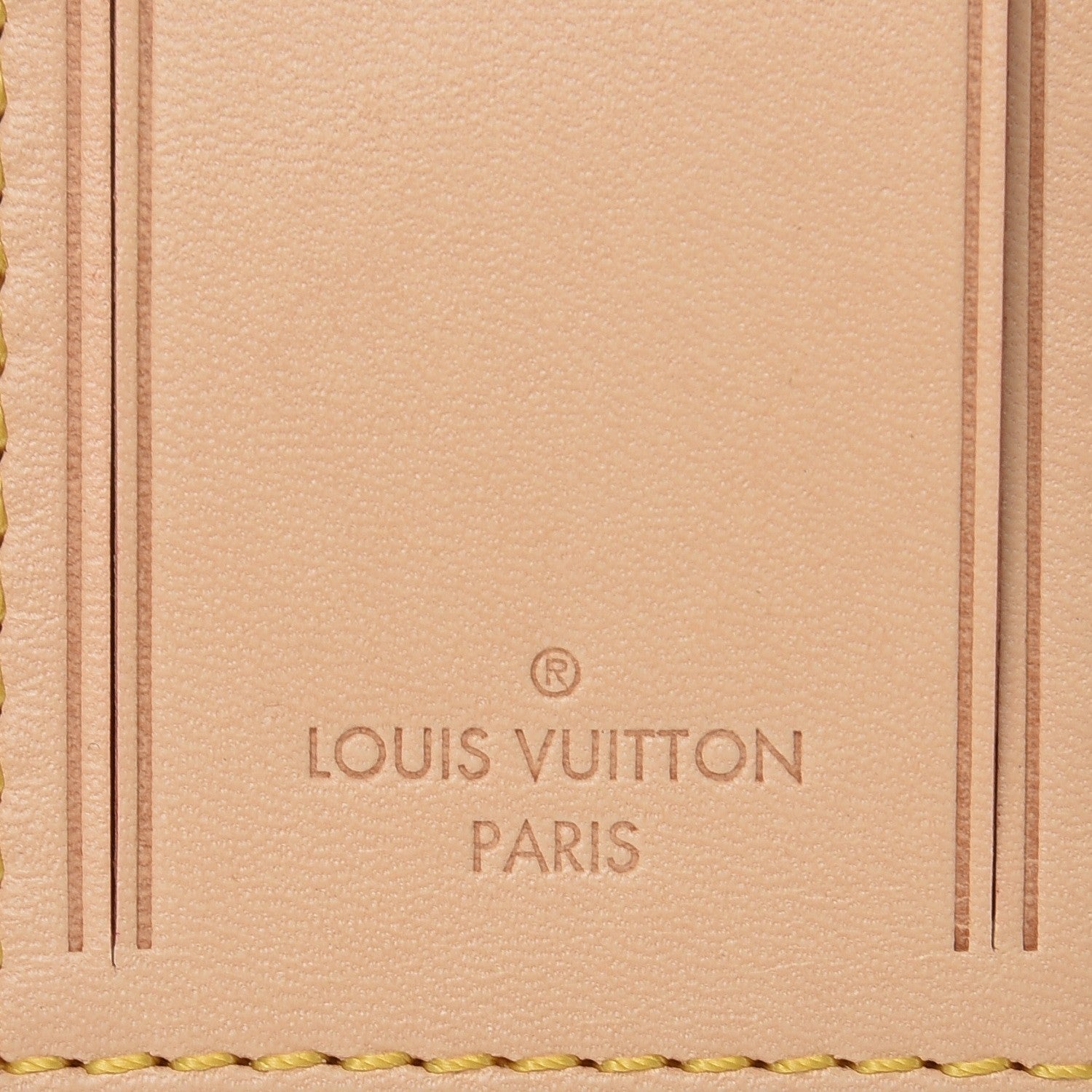 Louis Vuitton Vachetta Luggage Tag 3 of 3
