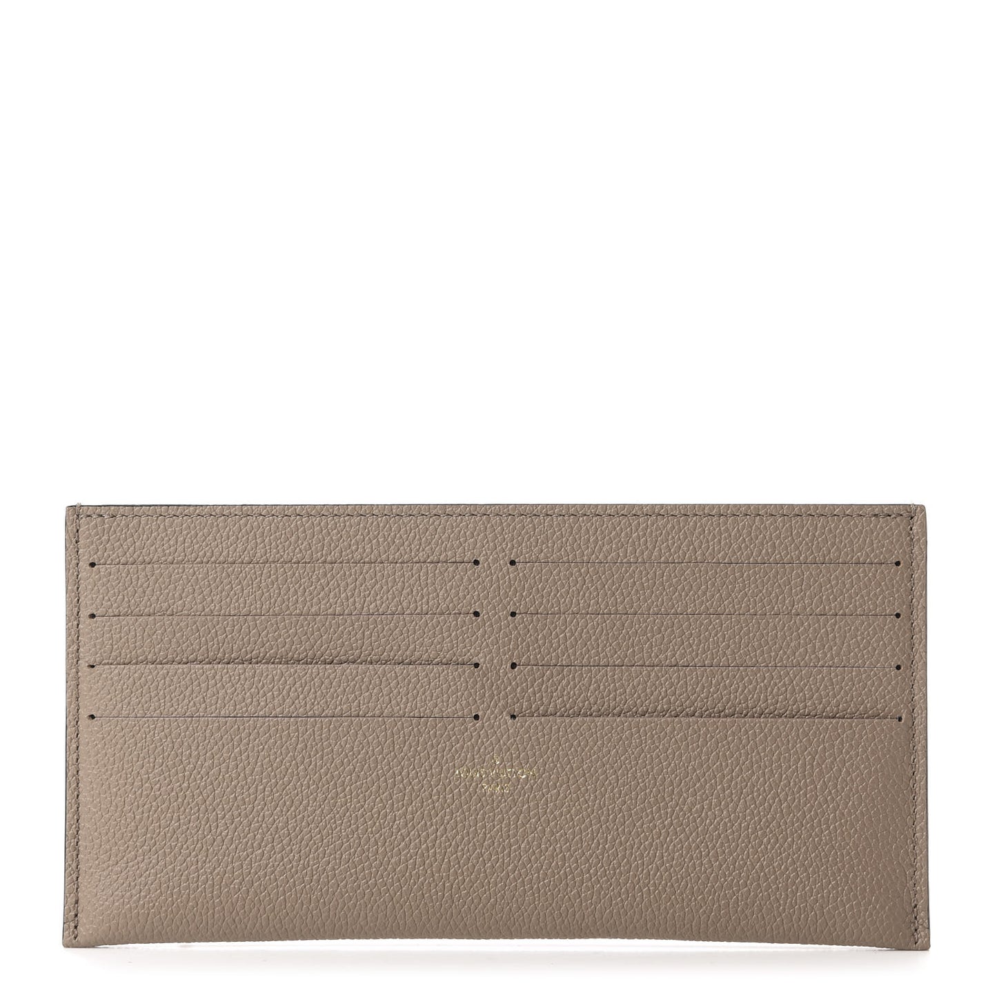 Calfskin Felicie Chain Wallet Card Holder Insert Tourterelle