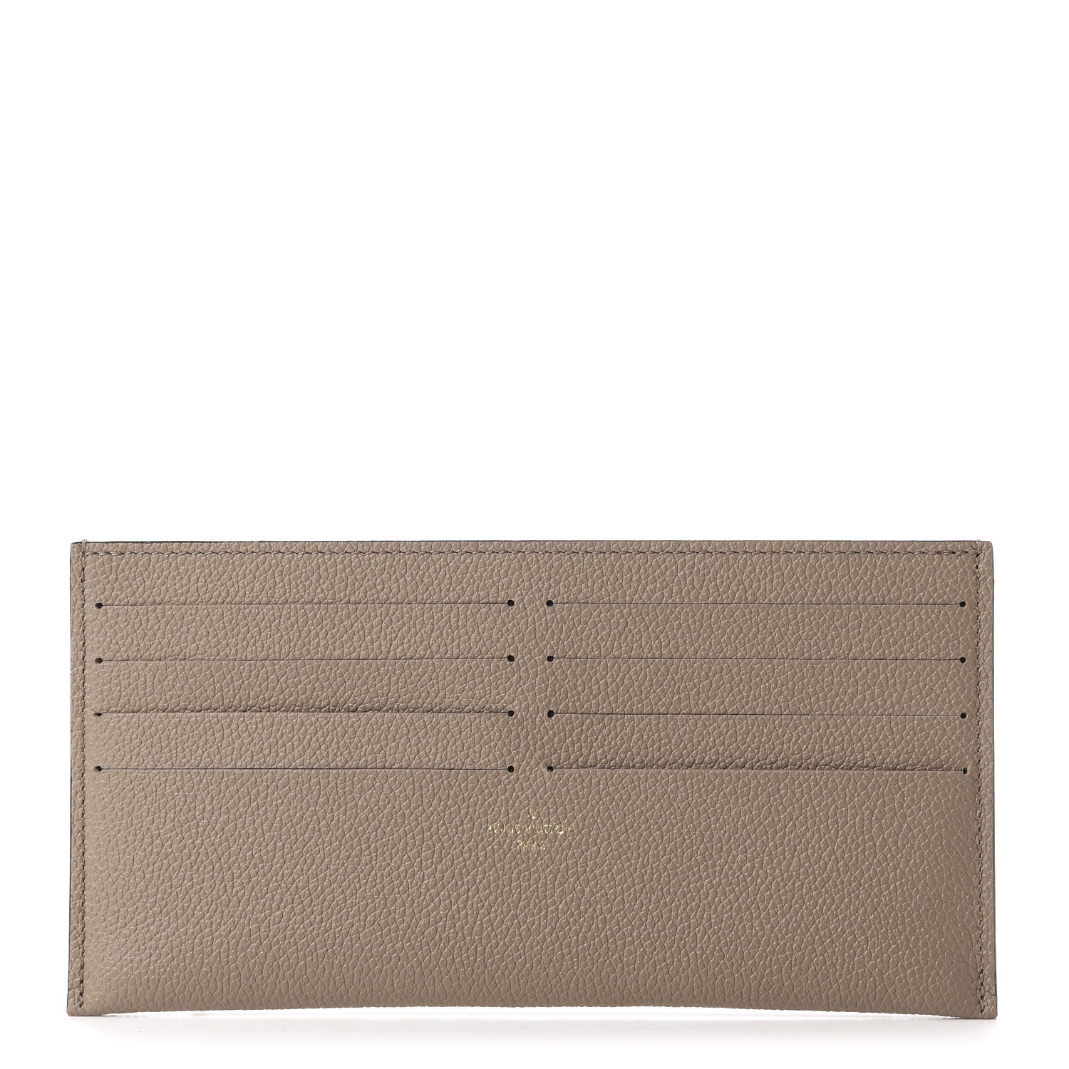 Louis Vuitton Calfskin Felicie Chain Wallet Card Holder Insert Tourterelle 1 of 6