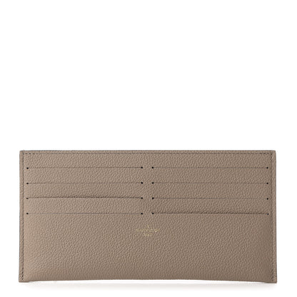 Louis Vuitton Calfskin Felicie Chain Wallet Card Holder Insert Tourterelle 1 of 6