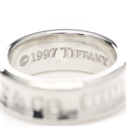Tiffany Sterling Silver 1837 Ring 51 5.75 4 of 5
