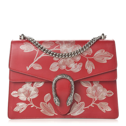 Gucci Calfskin Chinese New Year Medium Dionysus Shoulder Bag Hibiscus Red 1 of 16