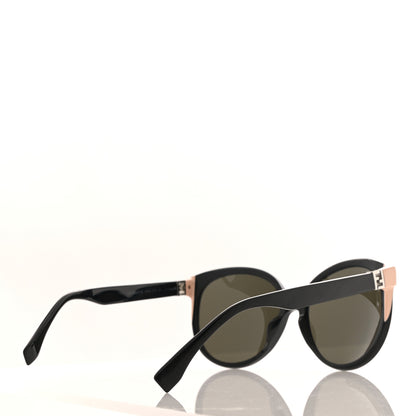 Fendi Acetate Cat Eye Sunglasses FF 0144/F/S Black 4 of 8