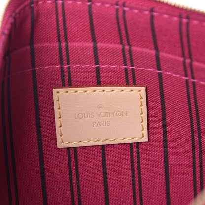 Louis Vuitton Monogram Neverfull MM GM Pochette Pivoine 6 of 9
