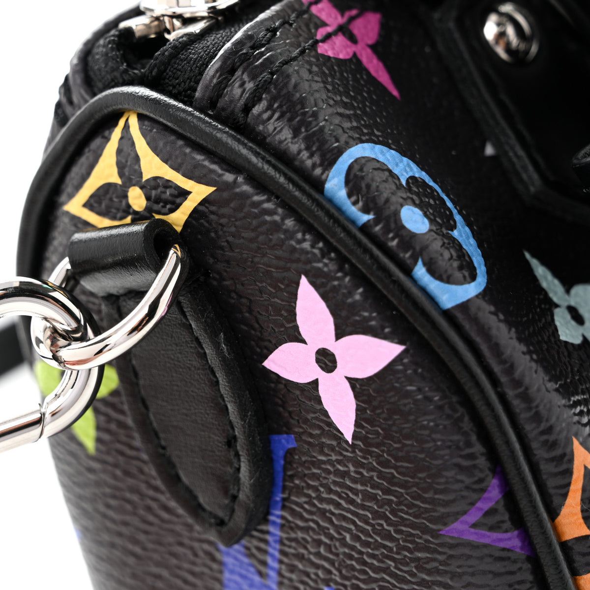LV x TM Monogram Multicolor Nano Speedy Black