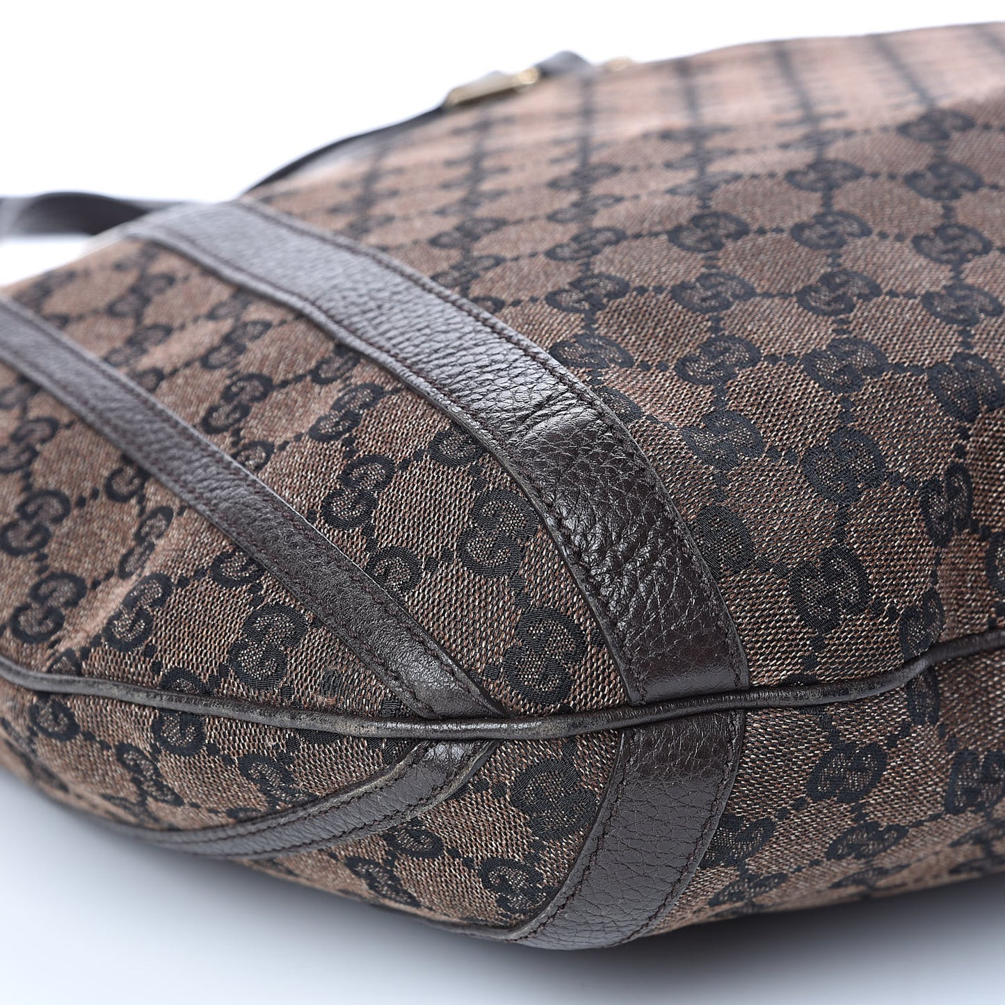 Monogram Medium Abbey Convertible Tote Dark Brown