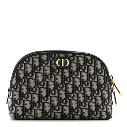 Christian Dior Oblique Montaigne 30 Pouch Blue 1 of 7