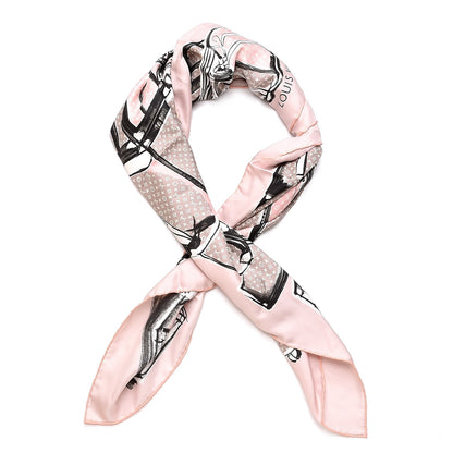 Louis Vuitton Silk Trunks Square Scarf Rose Poudre 1 of 5