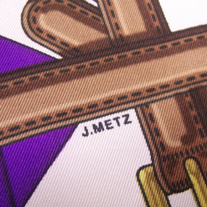 Hermes Silk Scarf Suspenders by J. Metz 6 of 8