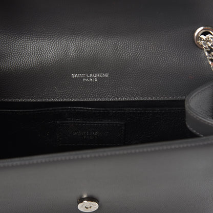 Saint Laurent Grain De Poudre Small Monogram Kate Satchel Earth 8 of 12