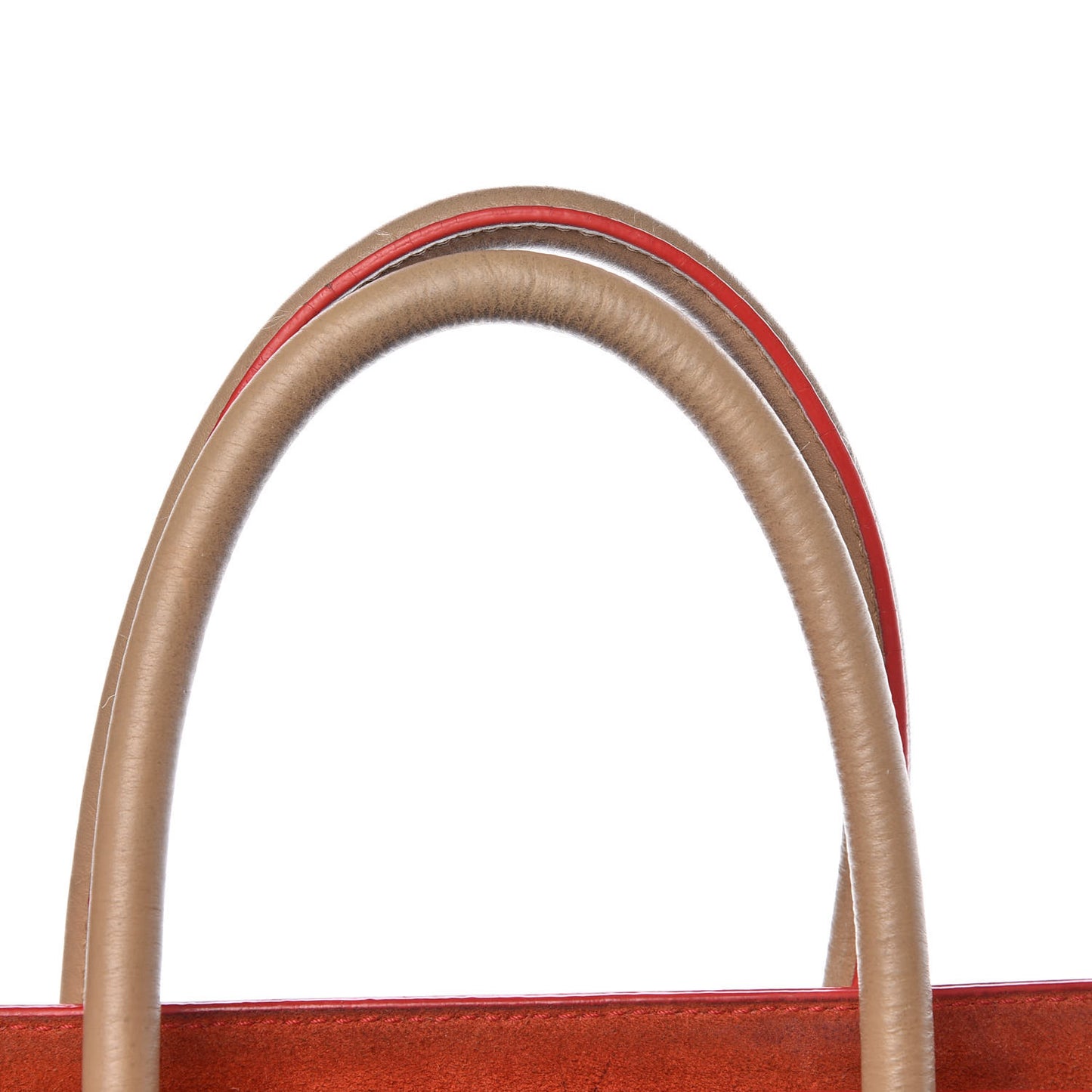 Supple Calfskin Medium Phantom Luggage Camel