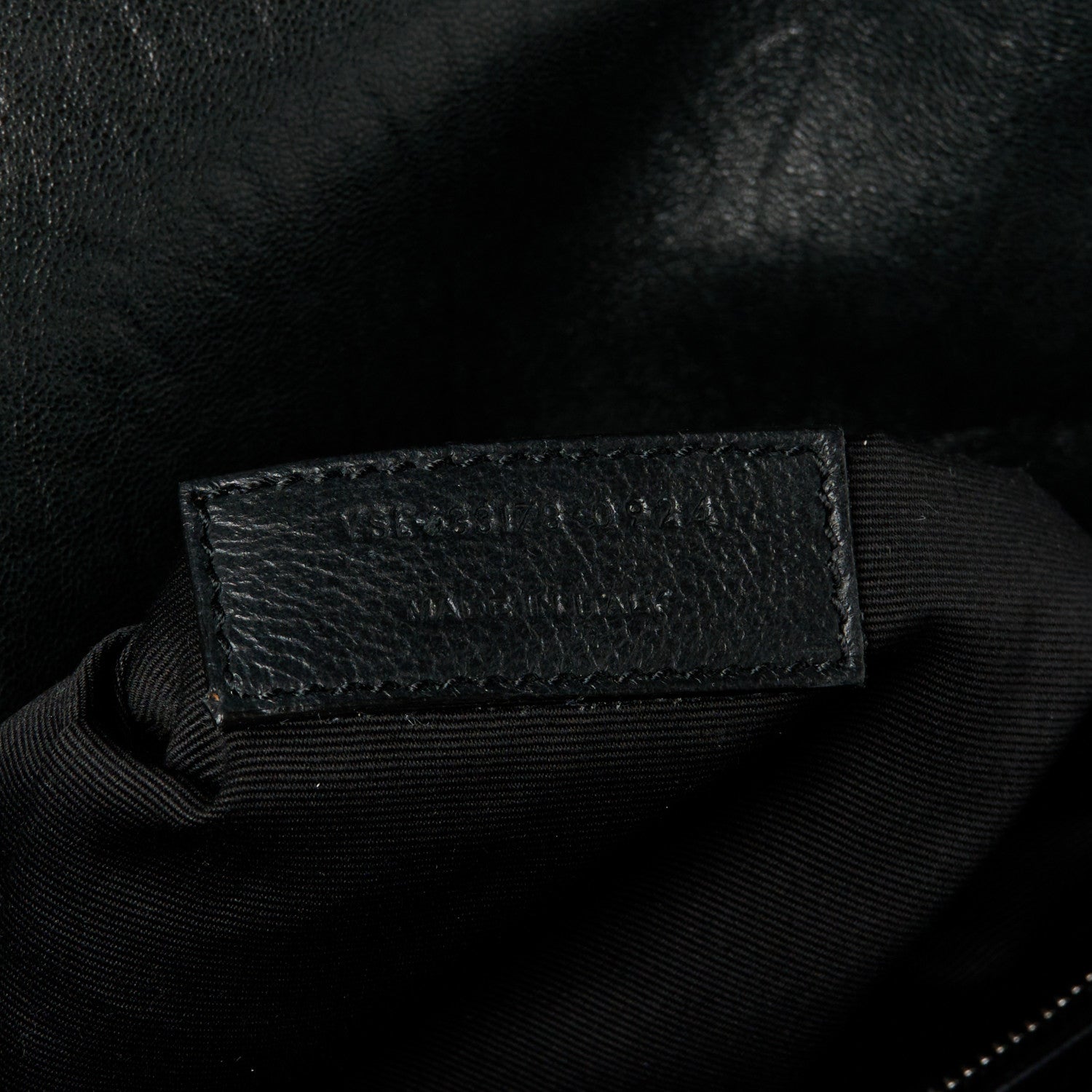 Saint Laurent Grained Lambskin Monogram Medium Niki Chain Satchel Black 7 of 10