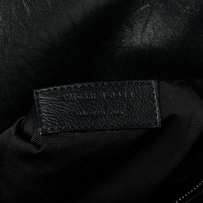 Saint Laurent Grained Lambskin Monogram Medium Niki Chain Satchel Black 7 of 10