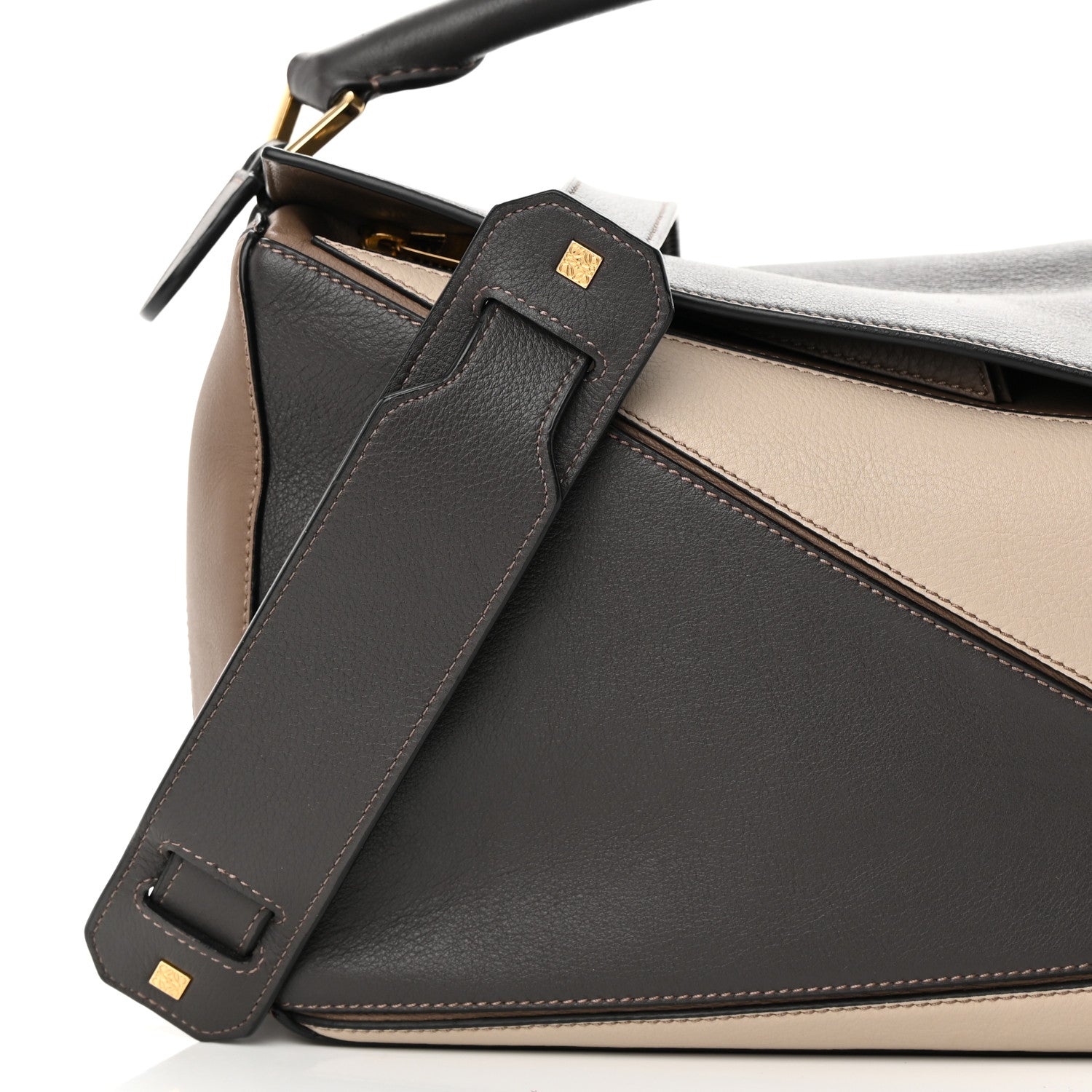 Loewe Calfskin Medium Puzzle Bag Brown Dark Taupe 8 of 12