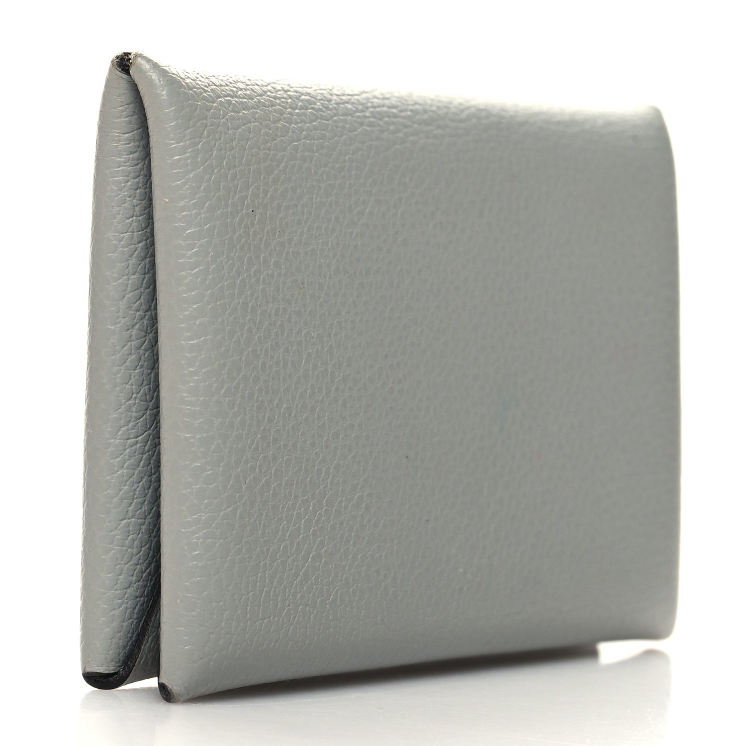Hermes Evercolor Calvi Card Case Bleu Glacier 3 of 10