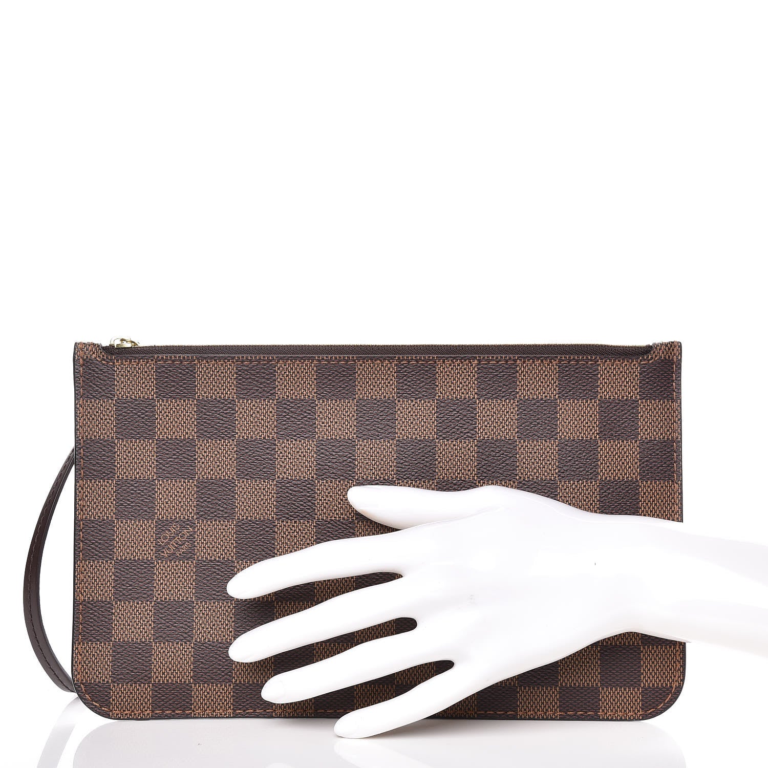 Louis Vuitton Damier Ebene Neverfull MM GM Pochette 2 of 7