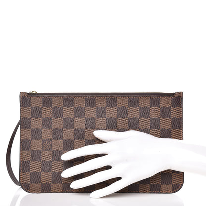 Louis Vuitton Damier Ebene Neverfull MM GM Pochette 2 of 7