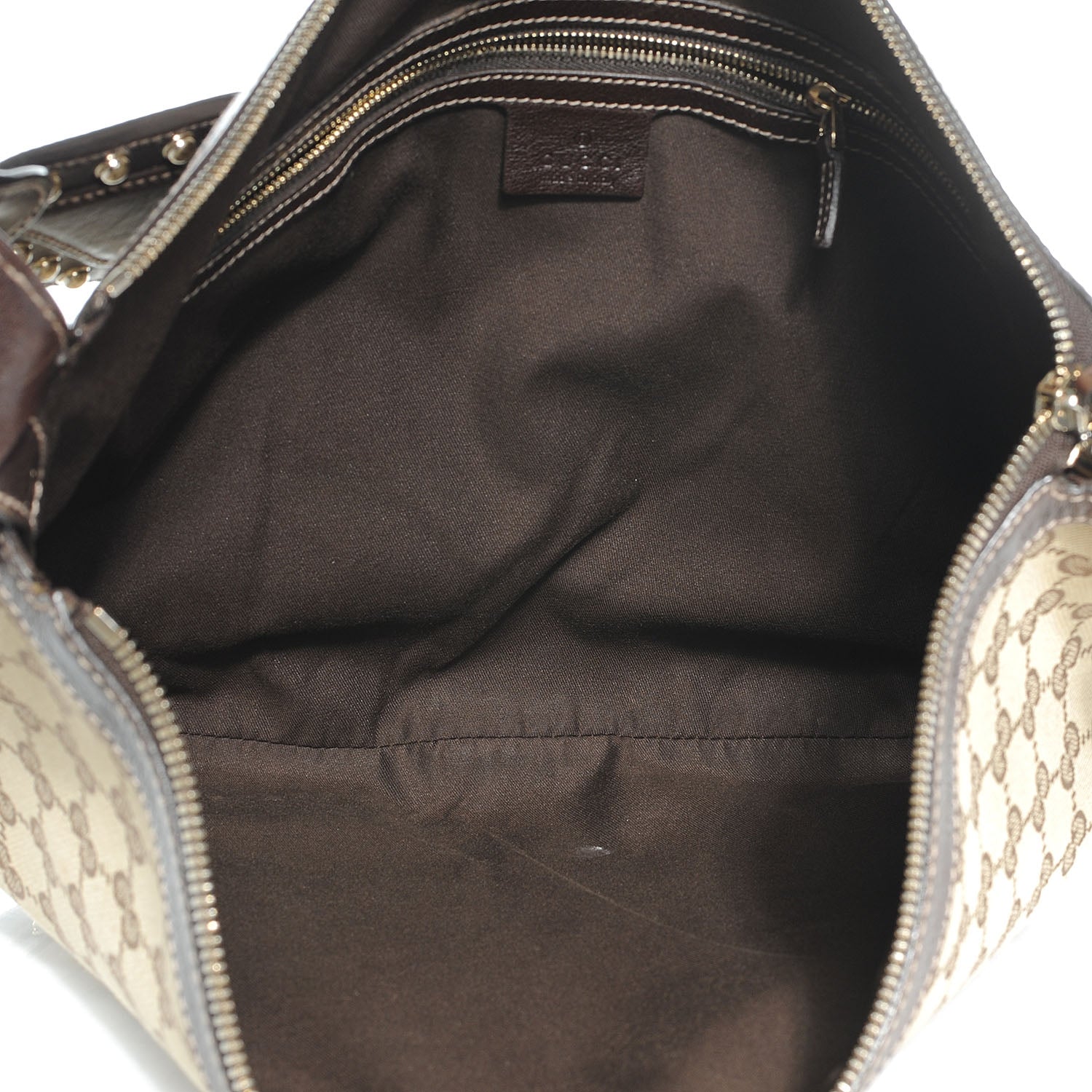 Gucci Monogram Pelham Studded Shoulder Bag Ebony 5 of 7