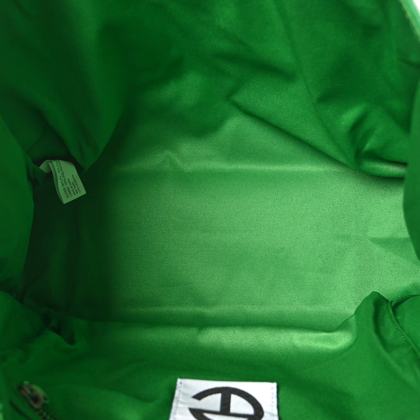 Vegan Leather Medium Shopping Bag Greenscreen