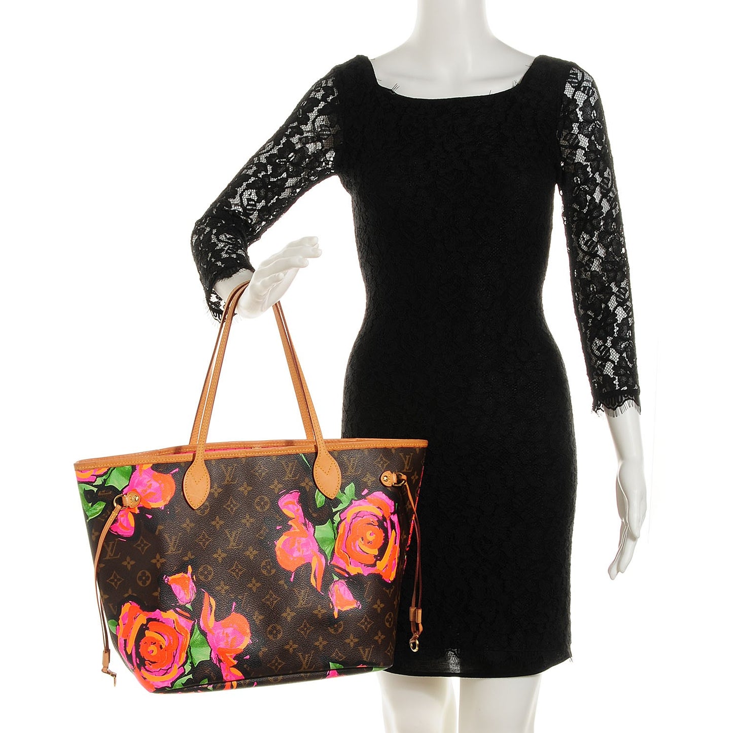 Monogram Roses Neverfull MM