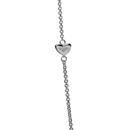 Tiffany Sterling Silver Heart Lariat Necklace 4 of 6