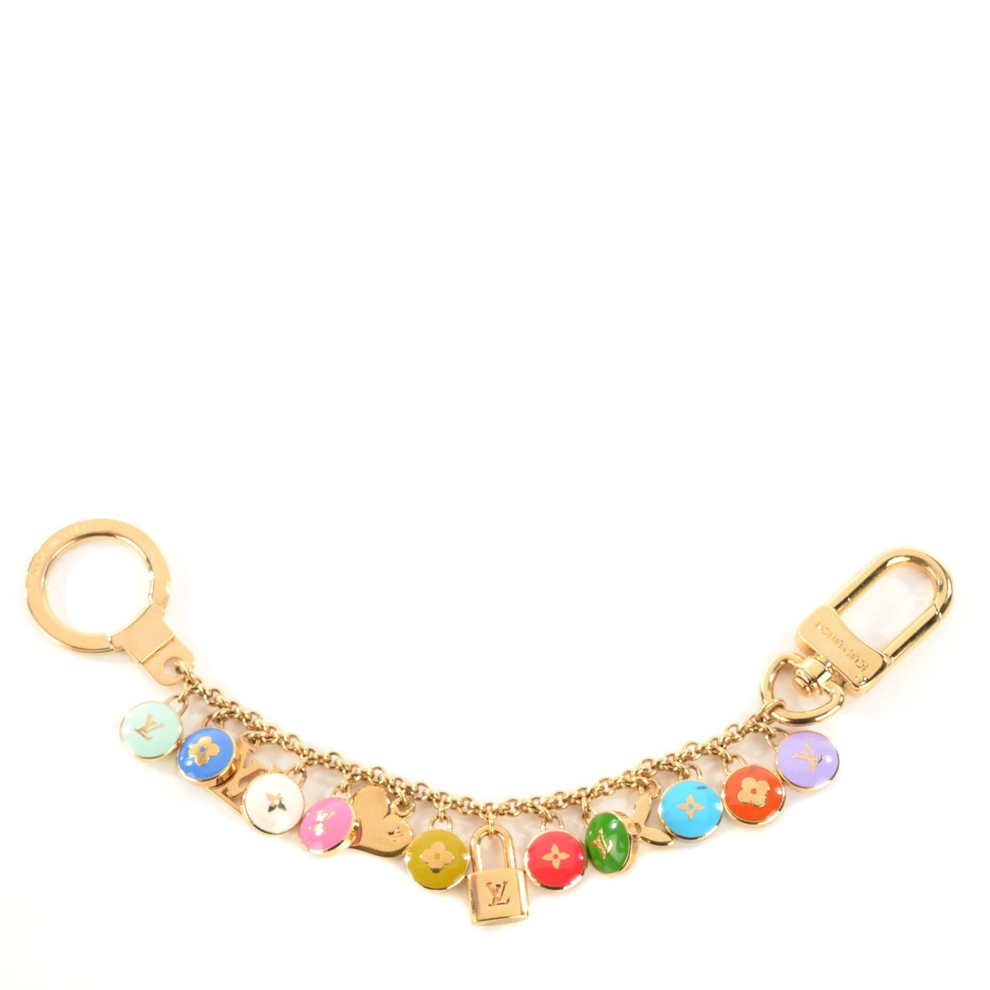 Pastilles Key Chain Bag Charm Multicolor