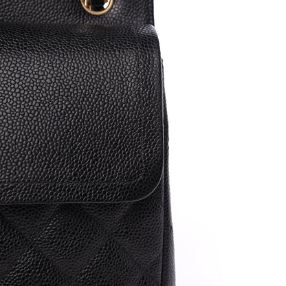Chanel Caviar Quilted Jumbo Double Flap Black 6 of 10