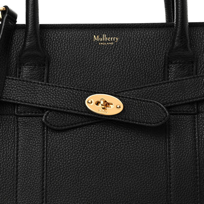 Mulberry Classic Grain Small Bayswater Zip Tote Black 7 of 9