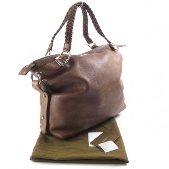 Gucci Leather Bamboo Bar Large Hobo 3 of 10