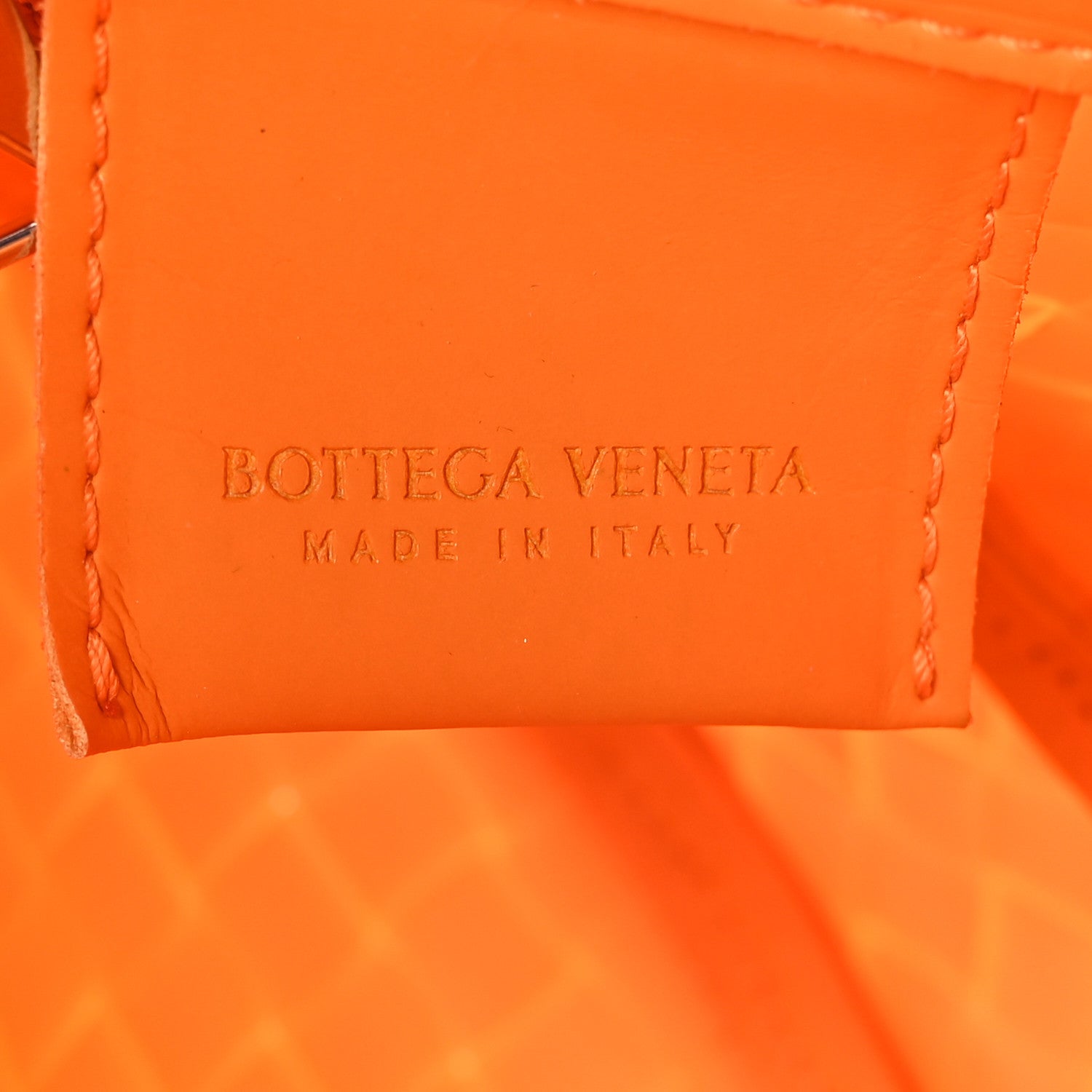 Bottega Veneta Rubber Intreccio Padded Mini Jodie Tangerine 5 of 9