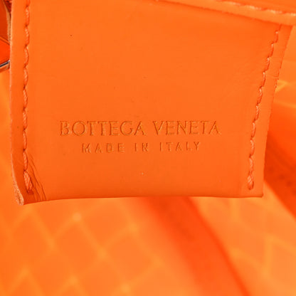 Bottega Veneta Rubber Intreccio Padded Mini Jodie Tangerine 5 of 9