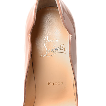 Christian Louboutin Patent Hot Chick 100 Pumps 37 Nude 7 of 7